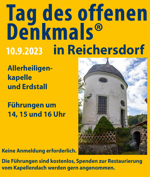 Tag des offenen Denkmals in Reichersdorf 2023
