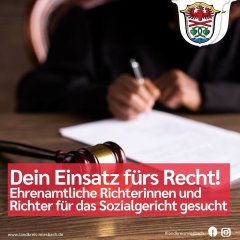 Ehrenamtliche Richterinnen und Richter Wahl 2025