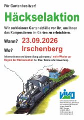 Häckselaktion Herbst 2026